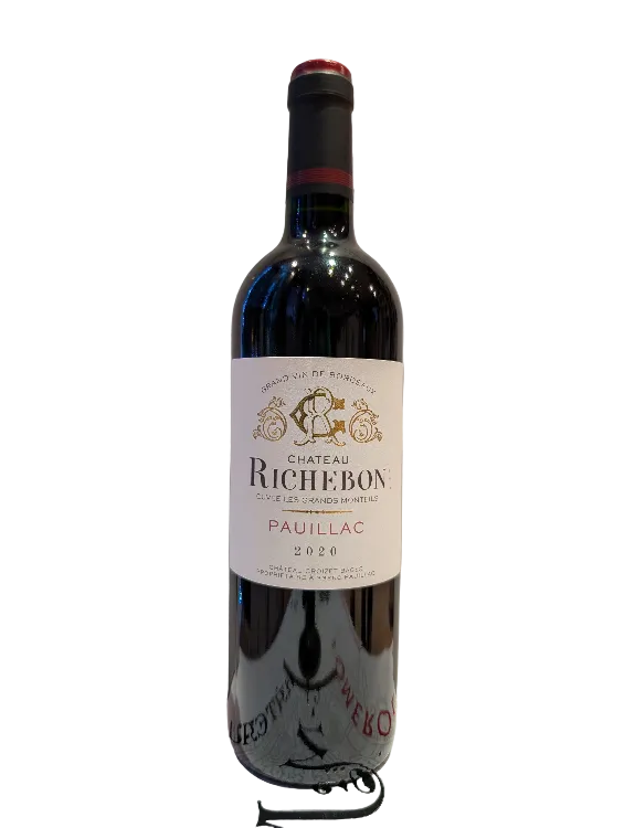 2020 Chateau Richebon Cuvee Les Grands Monteils Pauillac 6pk Special Offer