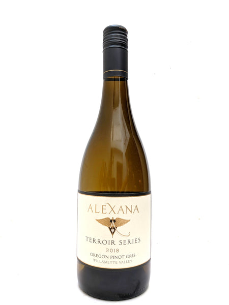 2018 Alexana Terrior Series Pinot Gris Willamette Valley 6 pack Special Offer